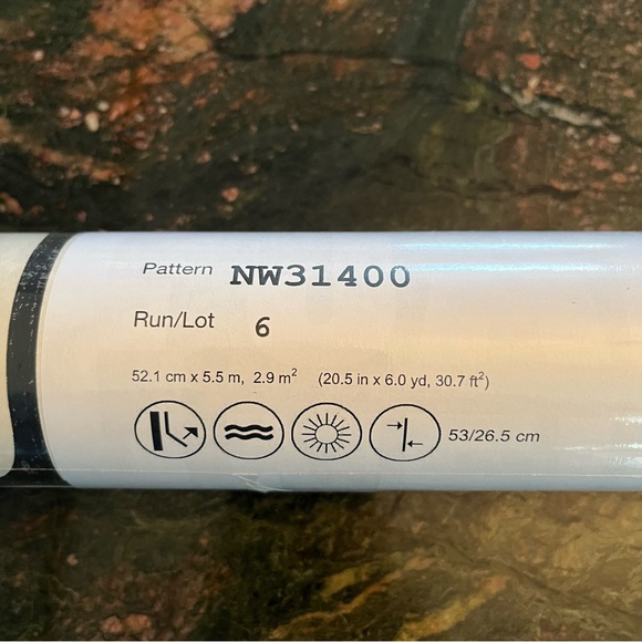 NWOT Peel & Stick wallpaper roll, 30.75 sq ft. - Picture 13 of 13